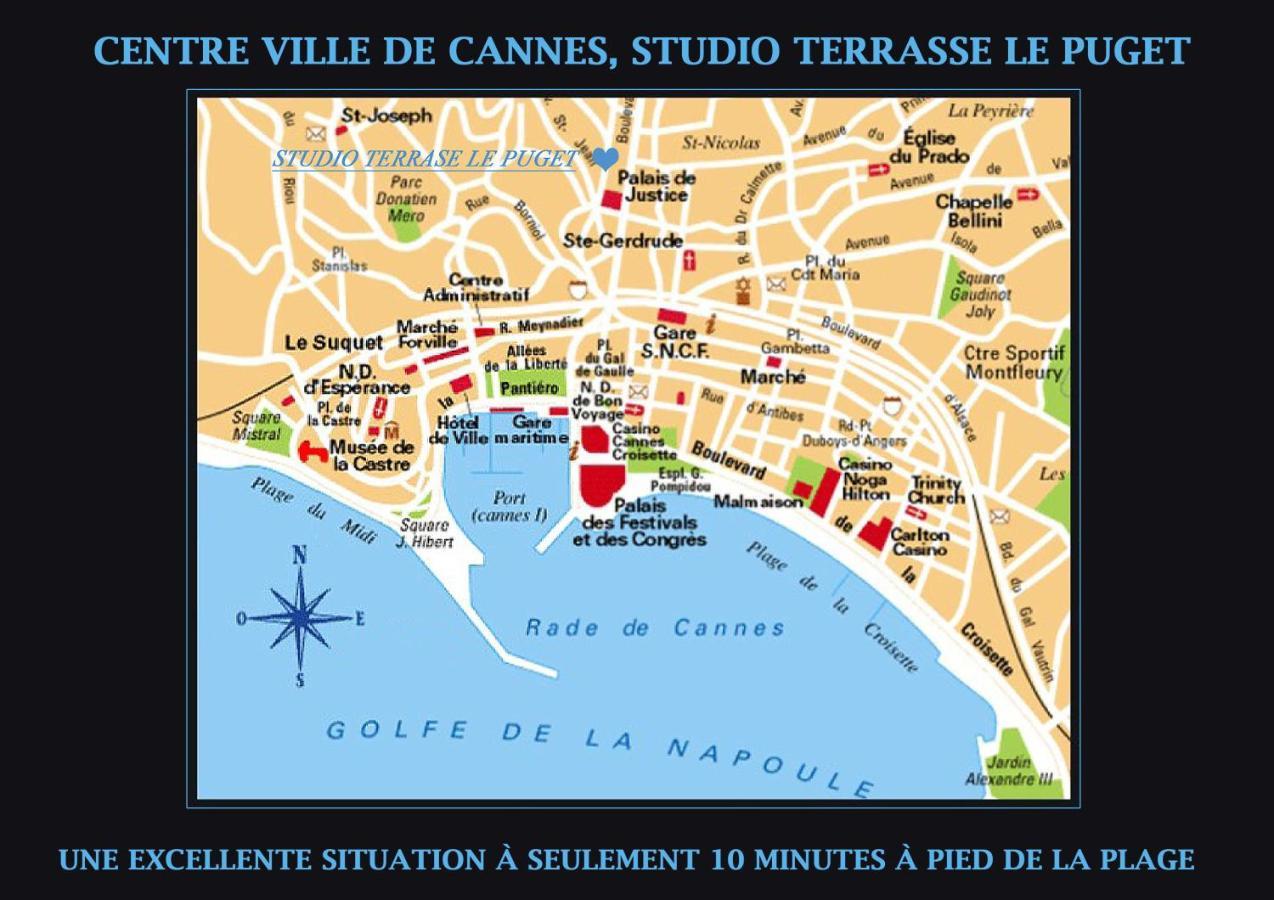 Studio Terrasse Cannes Exterior photo